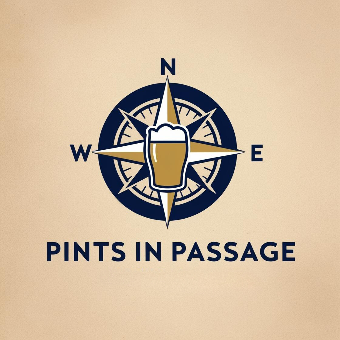 Pints in Passage Logo