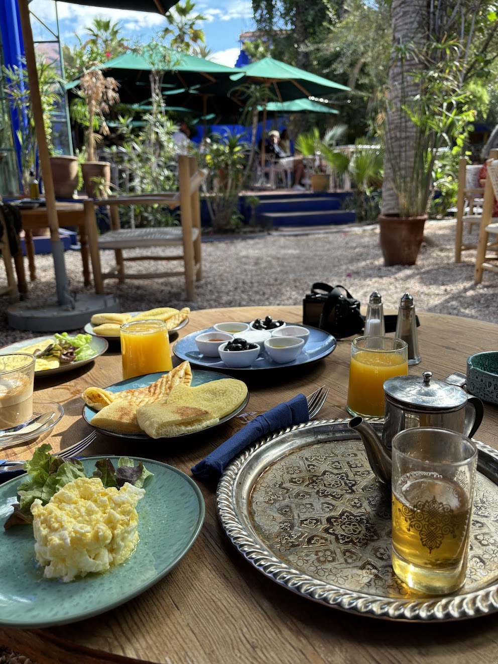 Breakfast in Cafe Marjorelle